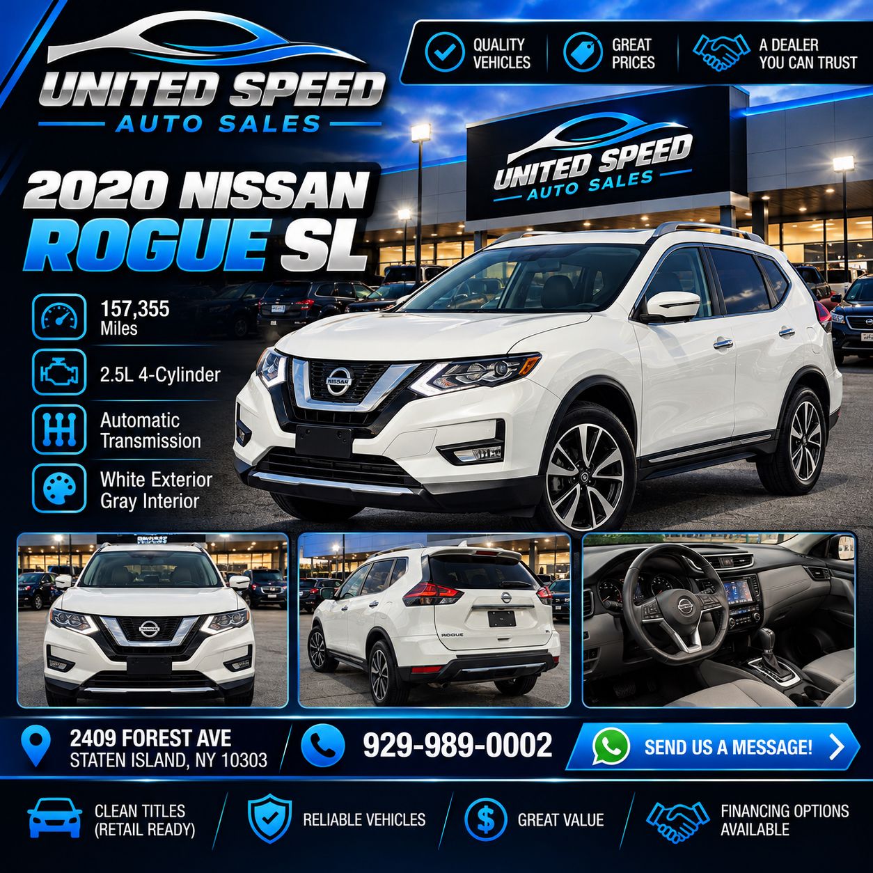 2020 Nissan Rogue SL, photo 1 of 1