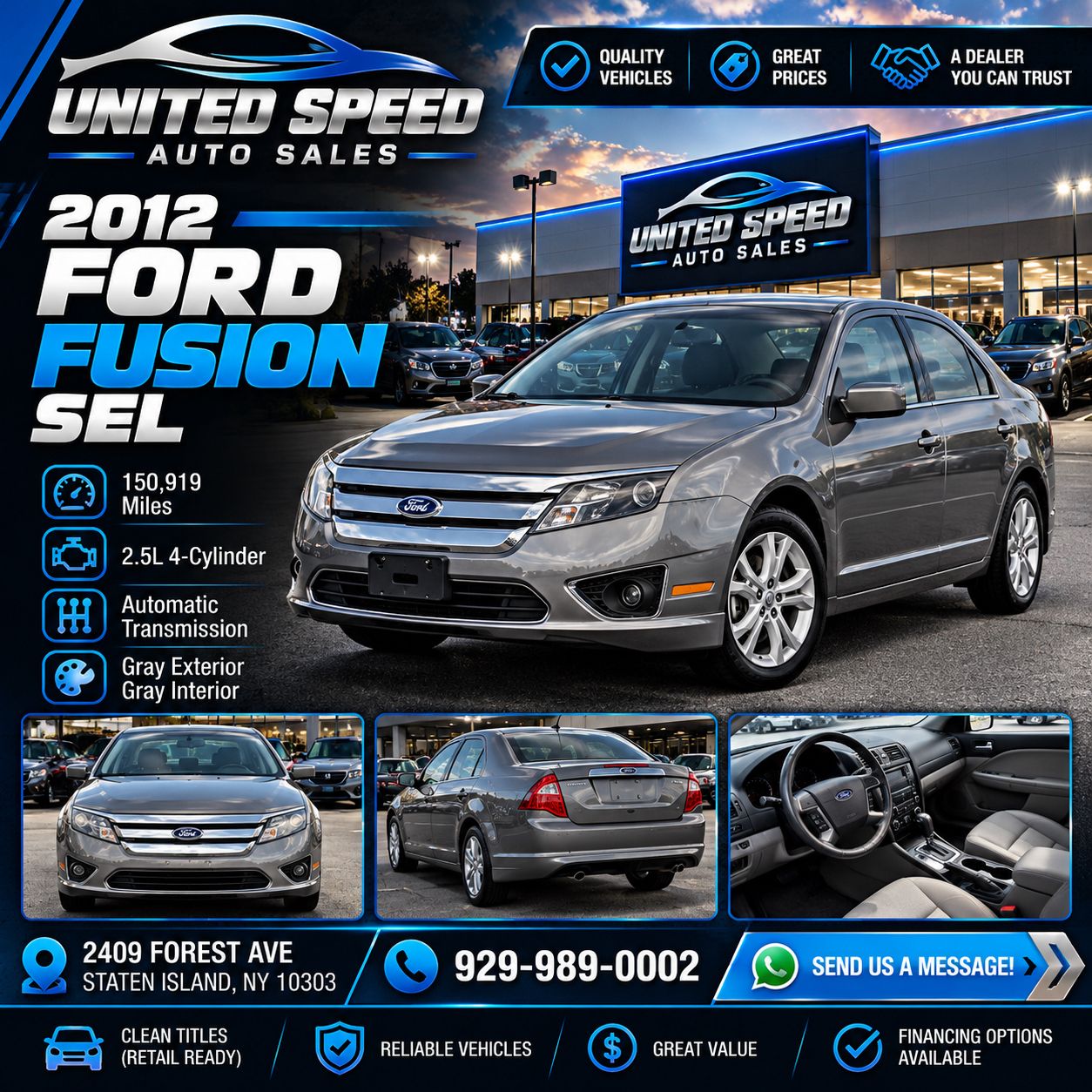 2012 Ford Fusion SEL