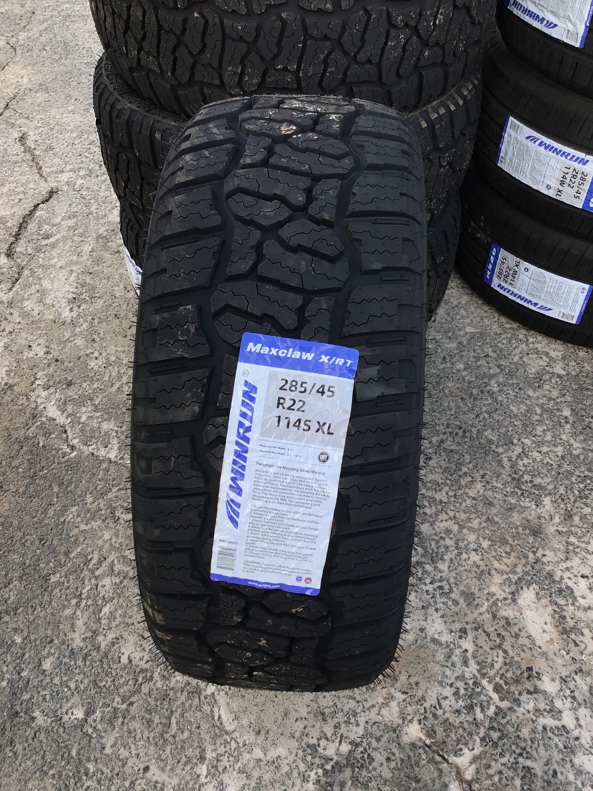 WINRUN Maxclaw X/R-T 285/45R22 114S